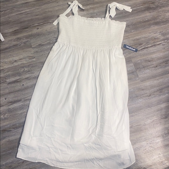 NWT MODCLOTH White CottageCore Midi Dress XL - Picture 5 of 10